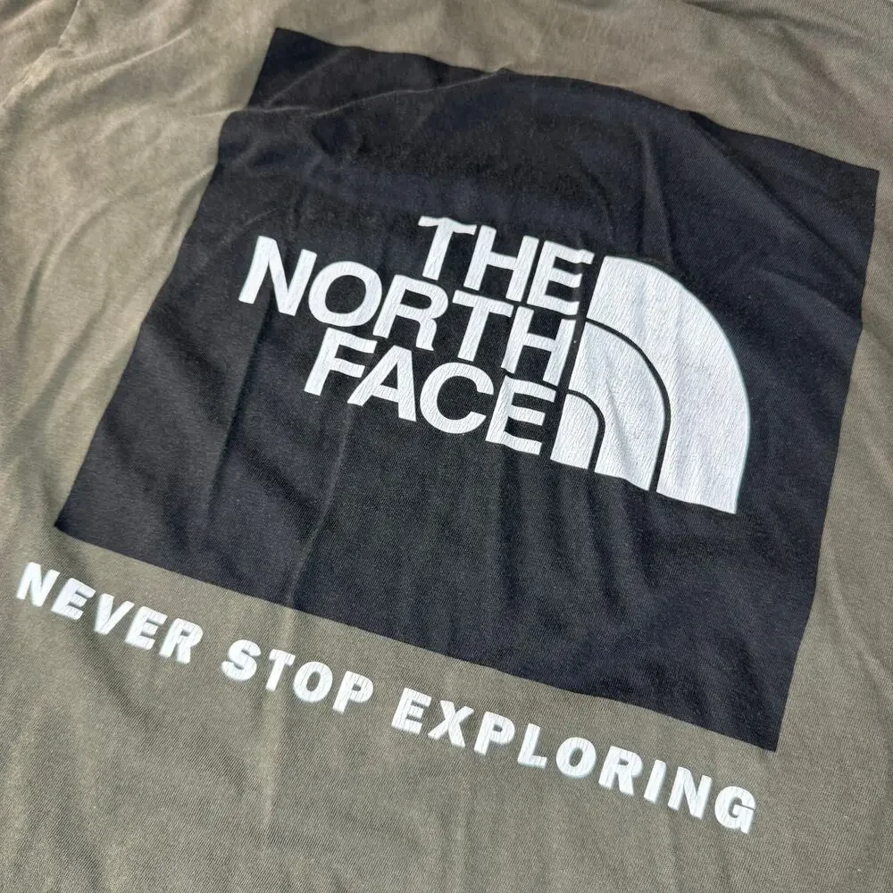 The North Face Men's Box NSE T-Shirt Medium Olive Green